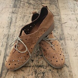 THE FLEXX Run Crazy Nubuck Leather Oxford Size 8.5